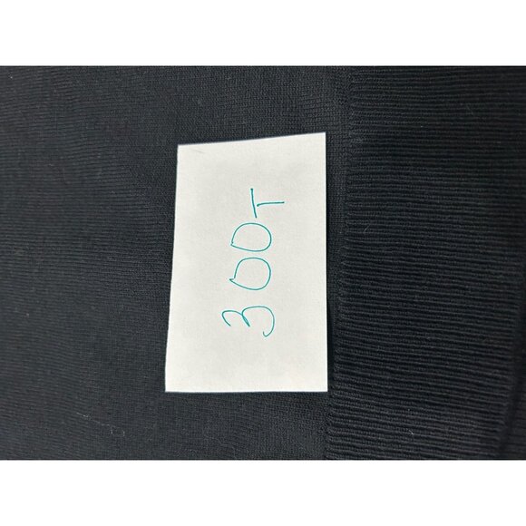 INC International Concepts Black Sweatshirt White Lace Floral Shoulder Size L - Picture 8 of 8